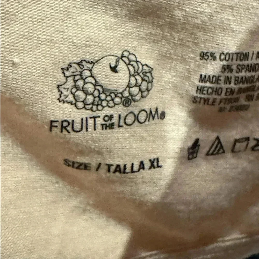 Beige Fruit of the loom bra XL